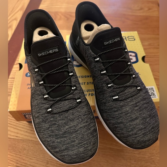 Skechers Shoes - Skechers Gray Athletic Shoes Summits Dazzling Haze- worn once!!